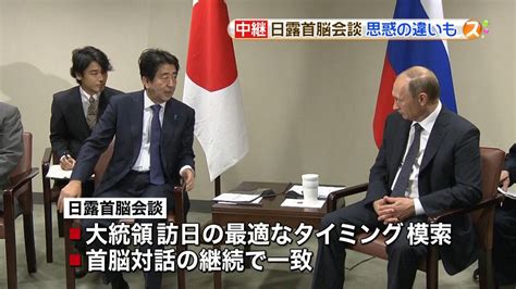 日露首脳会談 北方領土問題に進展は（2015年9月29日掲載）｜日テレnews Nnn