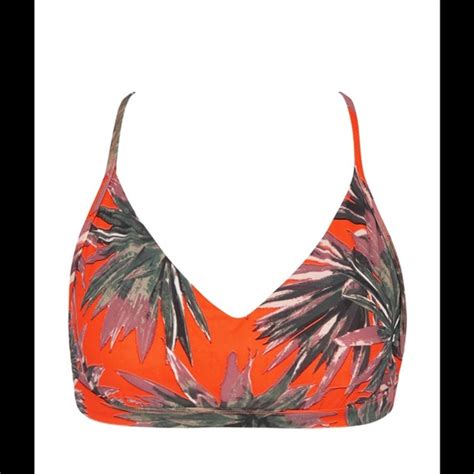 Eidon Swim Eidon Bikini Top Tangerine Madison Poshmark