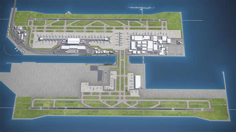 Kansai International Airport - KIX 3D Model $299 - .fbx .max .obj
