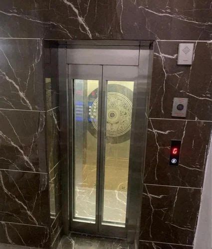 Stainless Steel Passenger Elevator Without Machine Room Maximum Speed