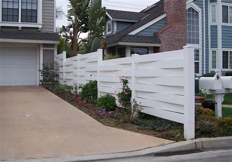 Vinyl Semi Privacy Fencing Styles Orange County Fencing Contractor