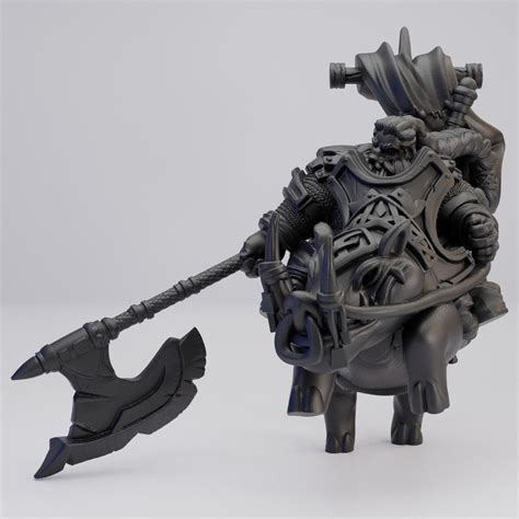 Hot Goblin ドワーフ騎兵B 斧 ミニチュア ホットゴブリン TRPG 戦士