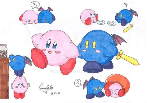 Baby Kirby And Meta By Lunulata On Deviantart