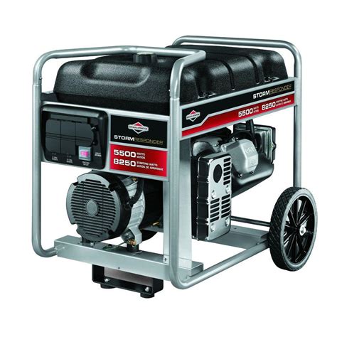 Briggs And Stratton 5500 Watt Gasoline Powered Portable Generator 30430