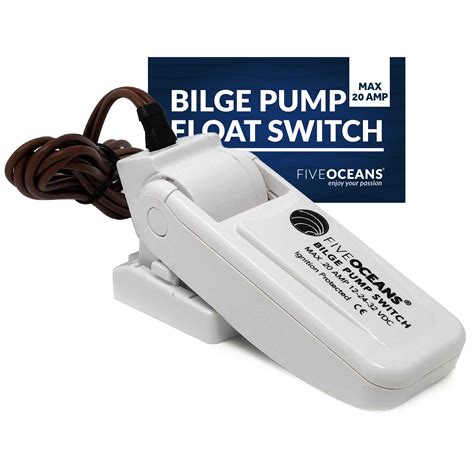 Five Oceans Automatic Bilge Pump Float Switch Heavy Duty Float Switch