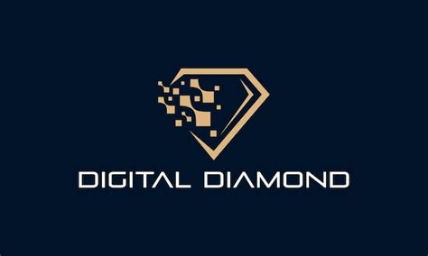 Premium Vector | Diamond gold logo design template