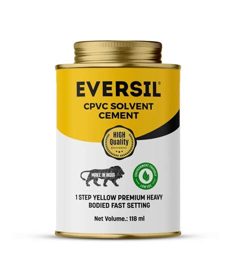 Ml Eversil Cpvc Solvent Cement Ml Tin Can At Rs Piece In