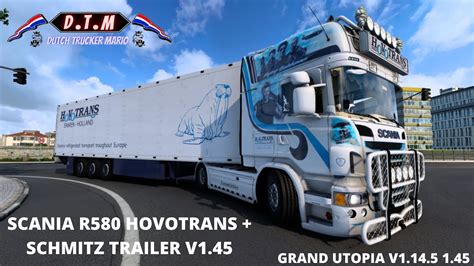 Ets Free Standalone Scania R Hovotrans Schmitz Trailer Update V