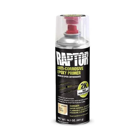 Raptor Epoxy Primer beige 2K Spray – Spraylakk.no