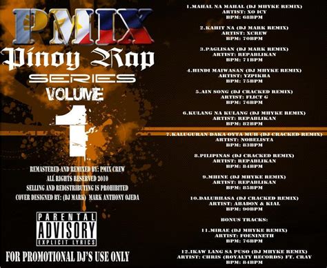 DJ MHYKE: P-MIX Pinoy Rap Series Vol. 01