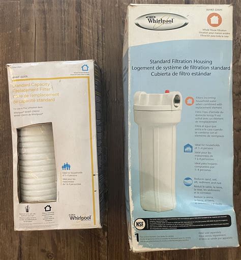 New Whirlpool Whole Home Water Filtration System Whkf Dwh W Filters