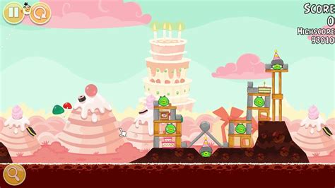 Pc Angry Birds Birdday Party Cake Level World