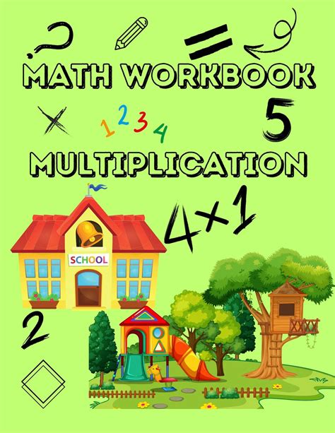 math activity multiplication workbook digital file  printable