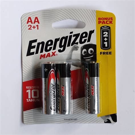 Jual Baterai Energizer Max Aa A E Bp B G Lr V Asli Bonus