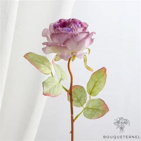 Rose Artificielle Avec Tige Bouqueternel