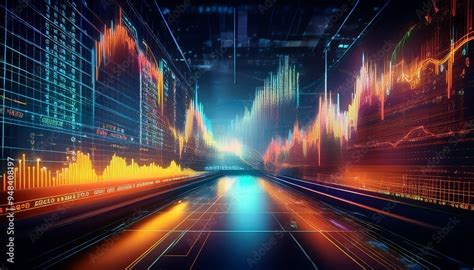 stock market ticker tape displaying real time financial algorithm
