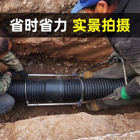 Hdpe双壁波纹管安装神器拉紧器套管通用型连接器 猎霆 九正建材网