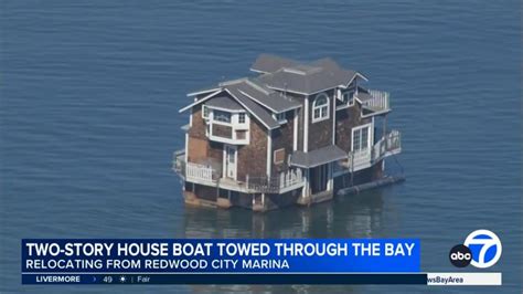 Watch: Two-story house floats through San Francisco Bay