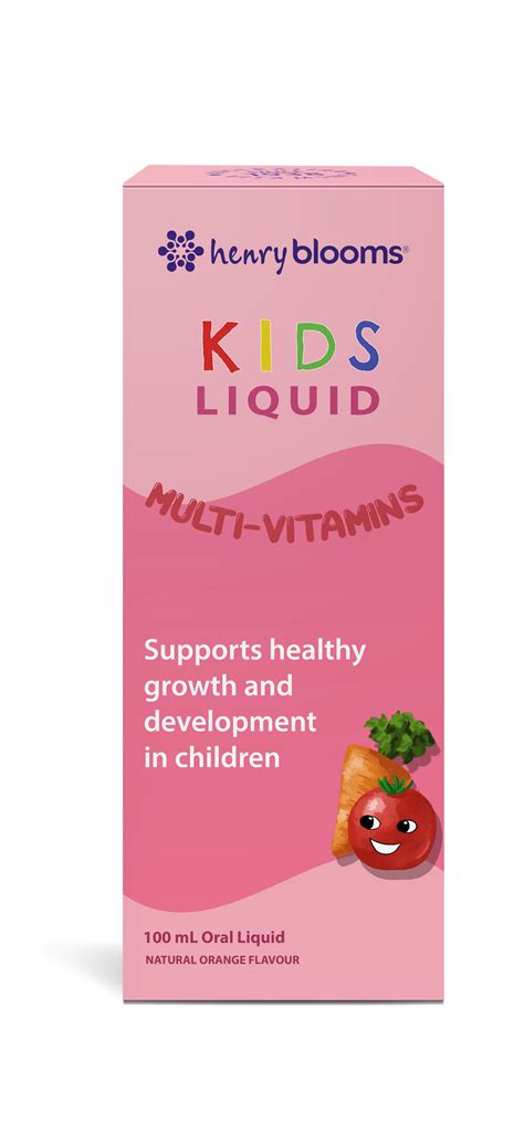 Kids Liquid Multi-Vitamins 100 mL Oral Liquid – Henry Blooms
