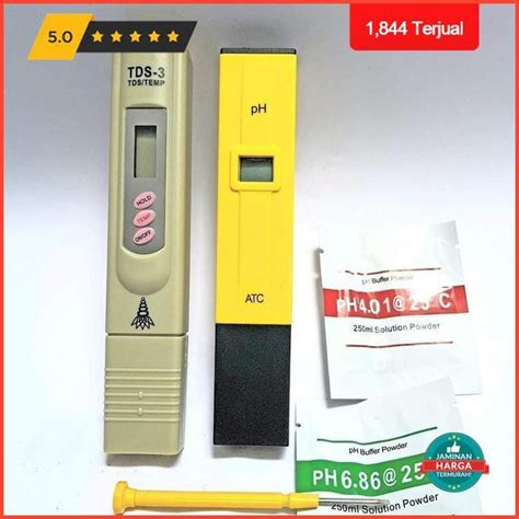 Jual Paket Ph Meter Dan Tds Tester Alat Ukur Uji Kadar Air Hidroponik