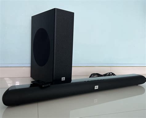 JBL Cinema SB150 Soundbar With Compact Wireless Subwoofer Audio