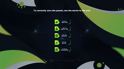 Stream Overlay Template Psd Package Download Twitch Behance