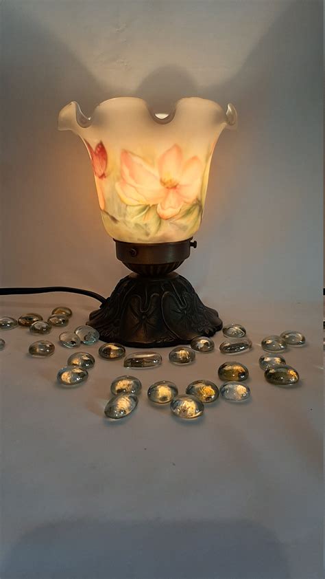 reverse painted lamp  sale   left