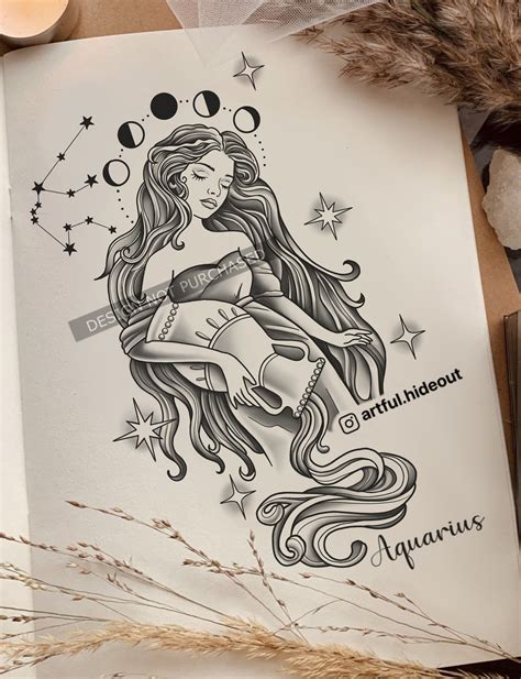 aquarius tattoo designs