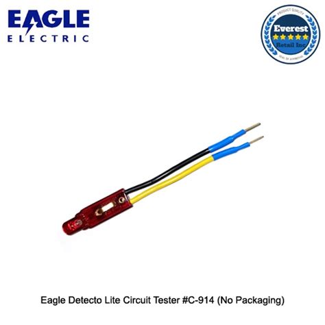 eagle detecto lite circuit tester    packaging shopee