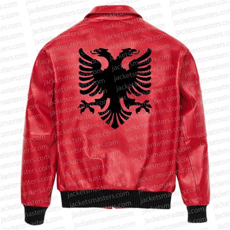 Bomber Red Albanian Drake Polar Opposites Jacket