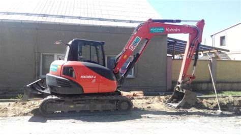 2021 Mini Excavator Kubota KX080 4 In Olomouc Czech Republic