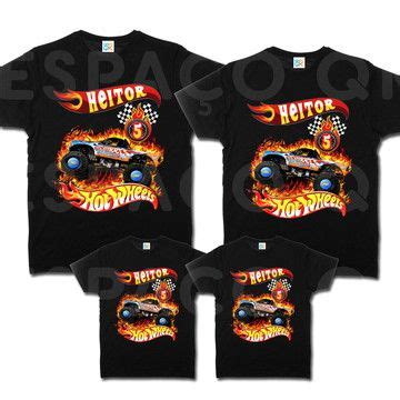 Kit Família Hot Wheels Monster Truck Elo em Monster