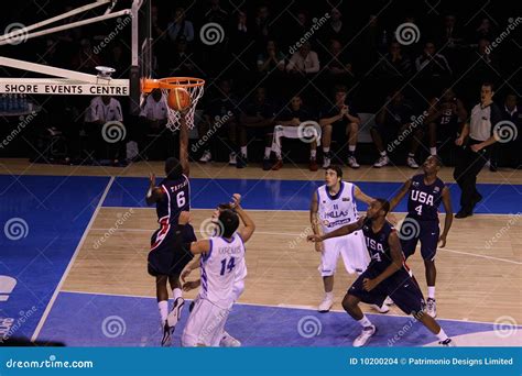 Basketball player dunking editorial stock image. Image of shooting ...