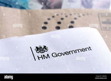 HM Revenue and Customs (HMRC) logos seen on the authentic HMRC tax ...