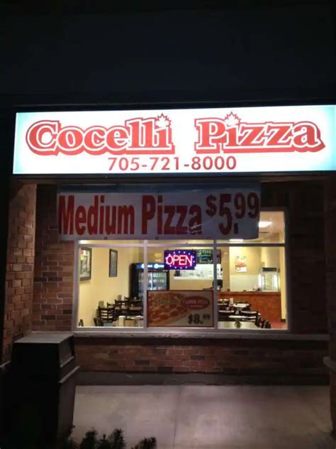 Cocelli Pizza Menu, Menu for Cocelli Pizza, Barrie, Barrie - Urbanspoon/Zomato