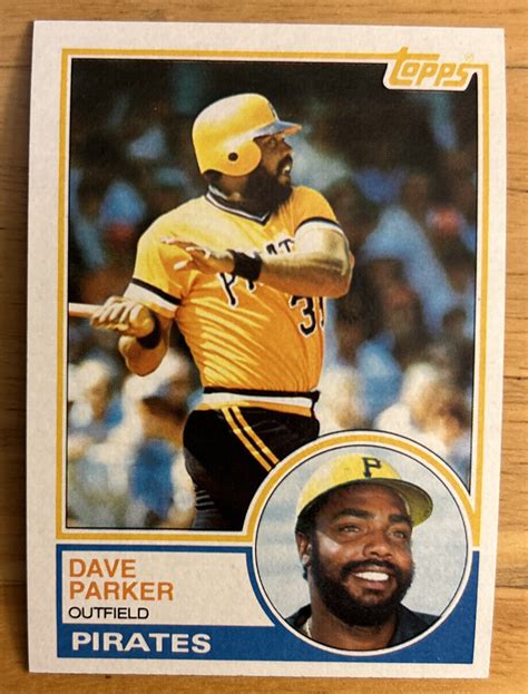 1983 Topps Dave Parker Baseball Card 205 Pirates High Grade NM O C EBay