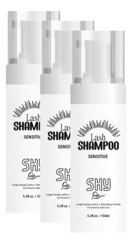 Shampoo Para Pestañas Pack 3 Profesional De 50 Ml Loveyes