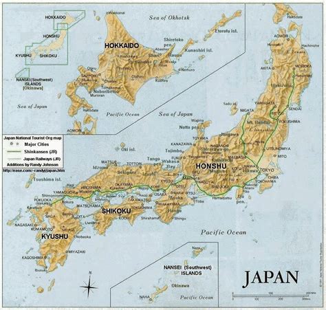 Political Physical Maps Of Japan Free Printable Maps