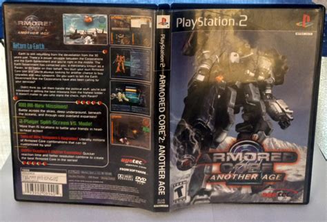 Armored Core 2 Another Age Item Box And Manual Playstation 2