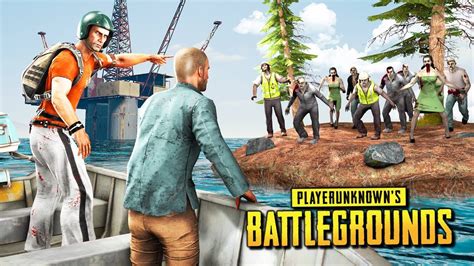 ШТУРМ ЗОМБИ ОСТРОВА В ОТКРЫТОМ ОКЕАНЕ PLAYERUNKNOWN S BATTLEGROUNDS