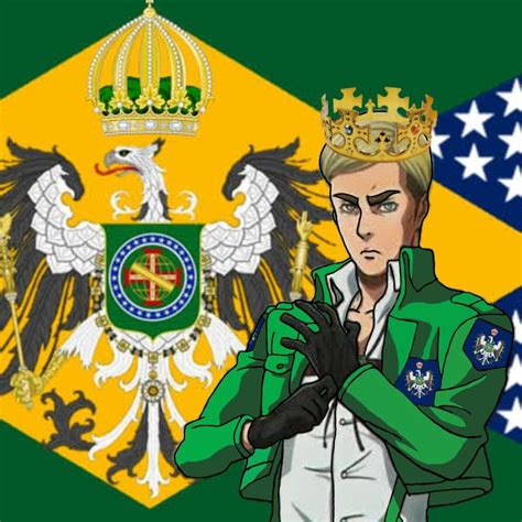 Comandante Erwin no Sacro Império Brasileiro Imagem de anime Sacro