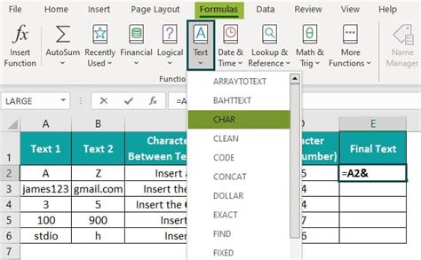 Char Function In Excel Formula Examples How To Use