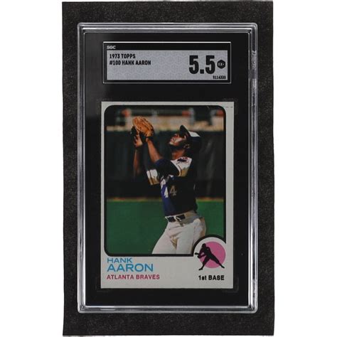 Hank Aaron Topps Sgc Pristine Auction