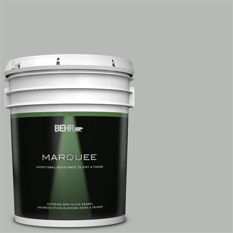 Behr Marquee Gal N Lunar Surface Semi Gloss Enamel Exterior