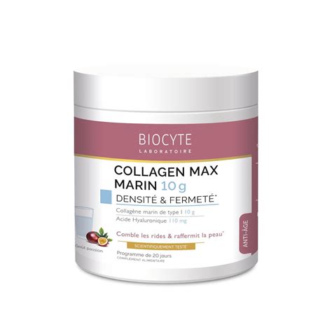 Compl Ment Alimentaire Anti Ge Collagen Max Marin Densit Et Fermet