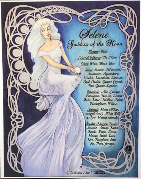 Selene greek goddess of the moon – Artofit