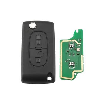 2 Buttons 433 Mhz Ce0536 Id46 Chip Hu83 Blade Flip Key Car Remote Smart