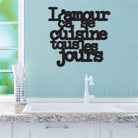 Citation Et Phrase Murale En Bois Amour Se Cuisine Artsdeszifs