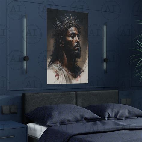 African American Art Jesus Painting POSTER Unframed Fine Art Print ...