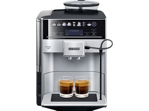 SIEMENS TE653501DE EQ 6 Plus S300 Kaffeevollautomat Silber Schwarz